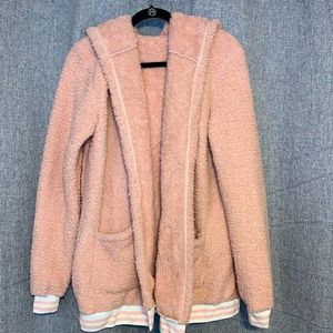 Pink Sherpa Bear Coat
